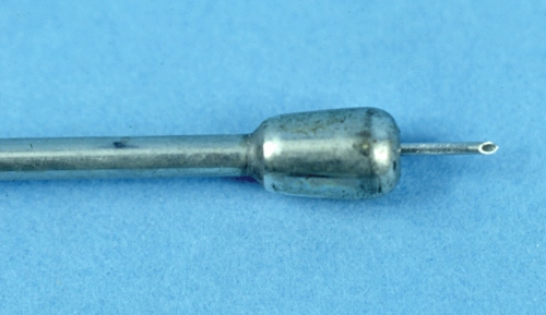 Tip of Cyst Aspirator.