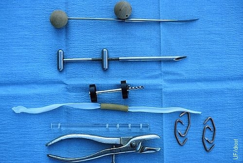 Instrumentos para Reparación de Vagina Prolapsado.